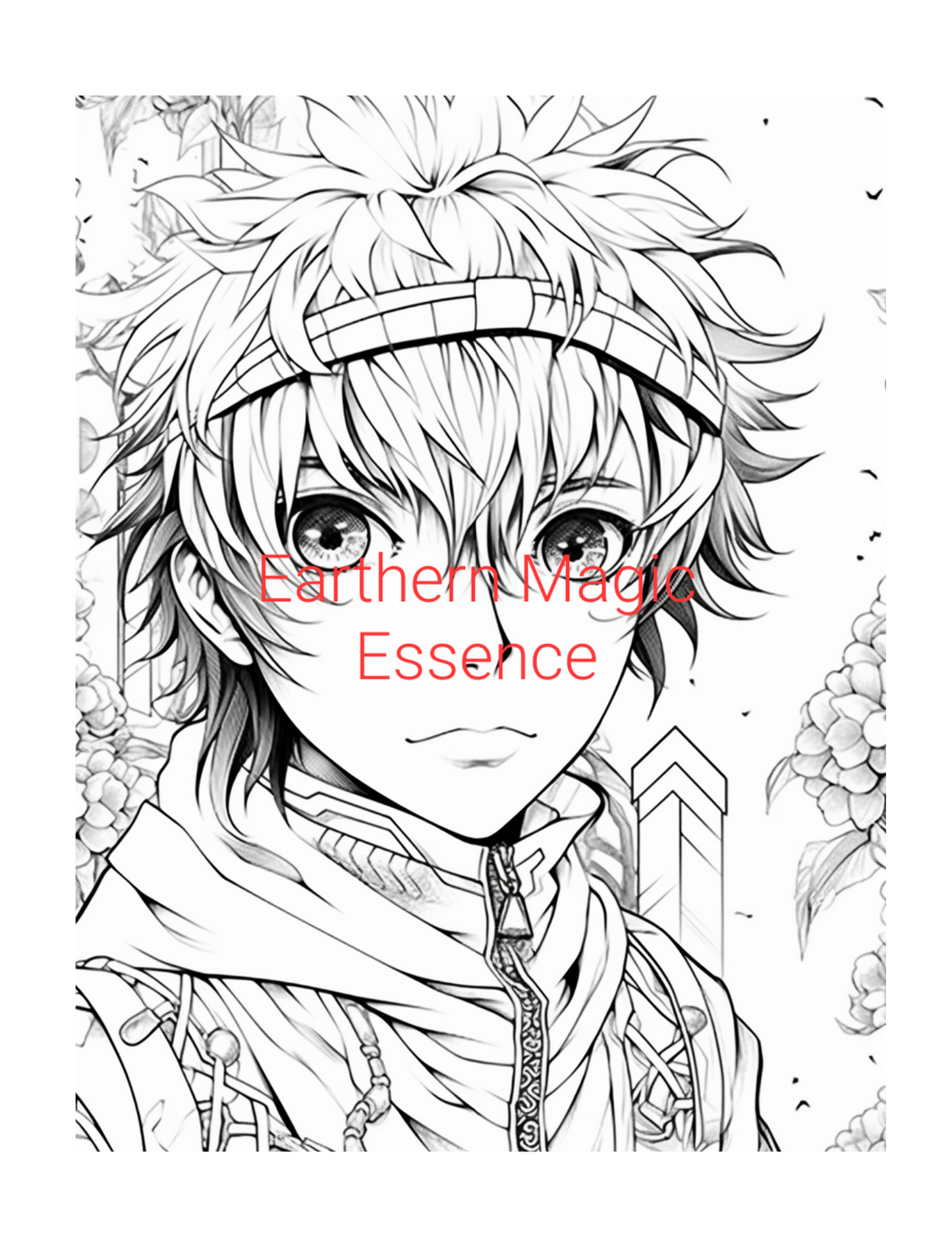 Anime Adventures Coloring Book