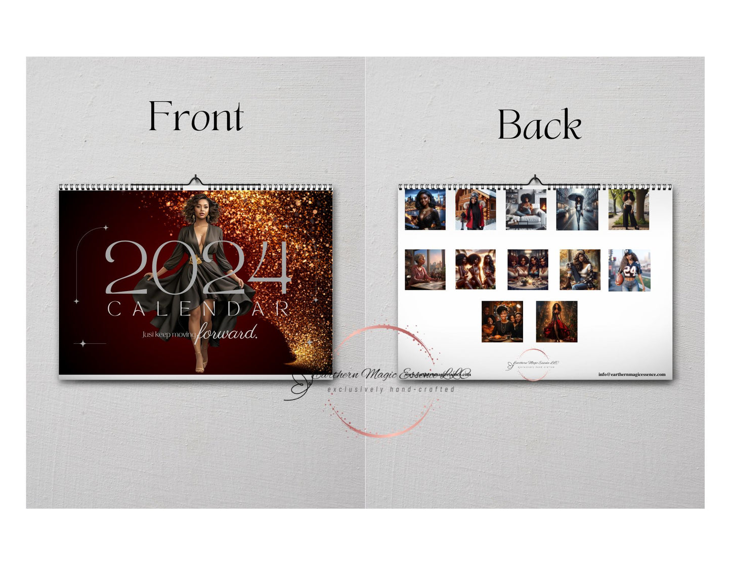 2024 Calendar of Affirmations and African American Women PDF