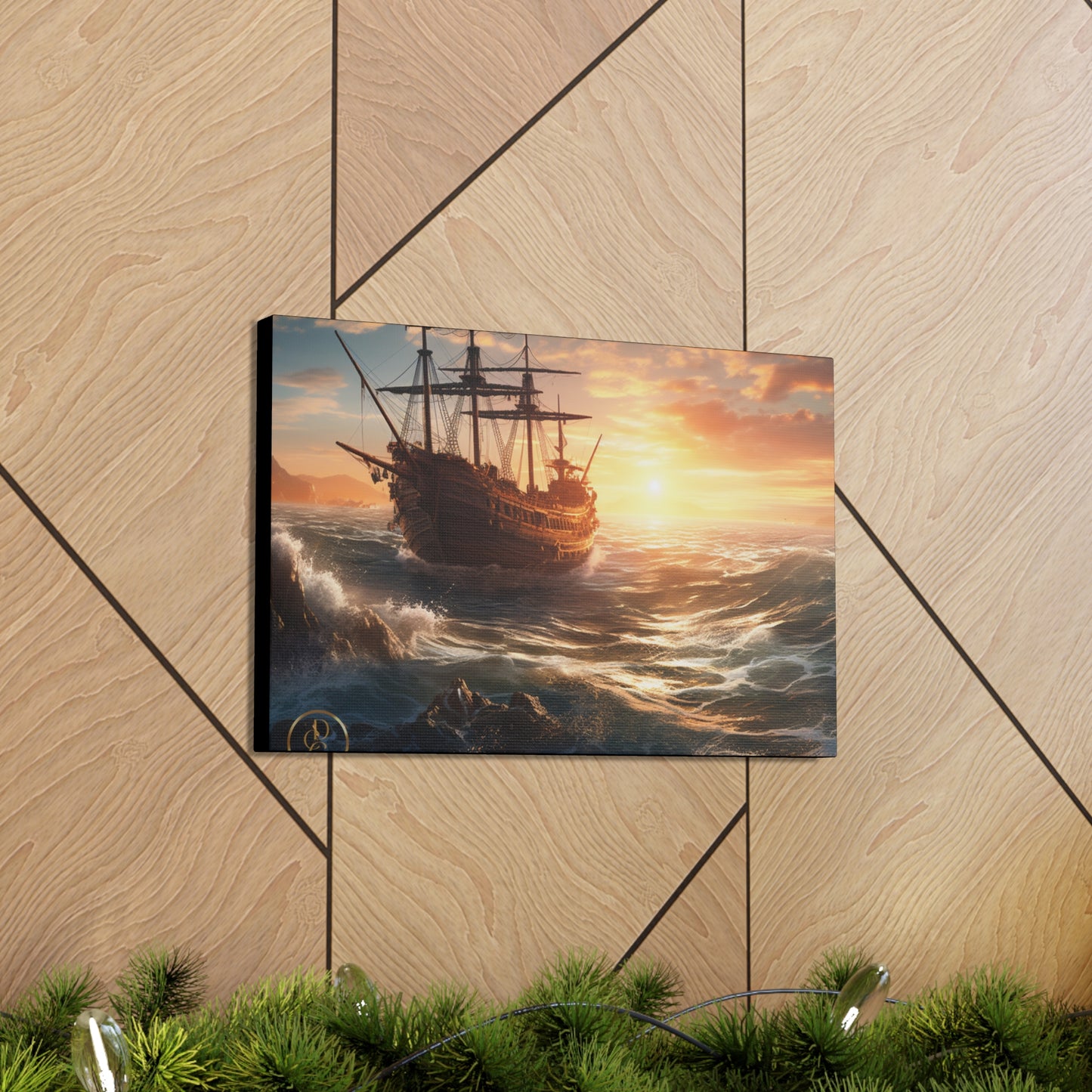 Sailing the High Seas Canvas Print
