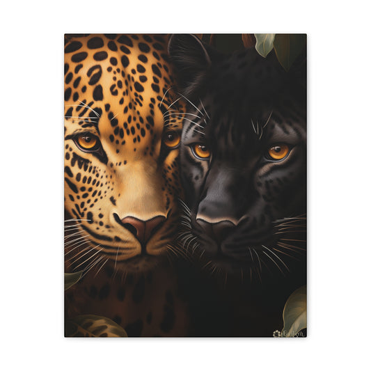Canvas Wall Art - Majestic Leopards & Panthers Artwork