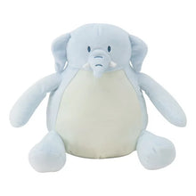 Load image into Gallery viewer, Animal Adventure® Bellydoodles Blue Elephant 11&quot; Plush with LED Pen
