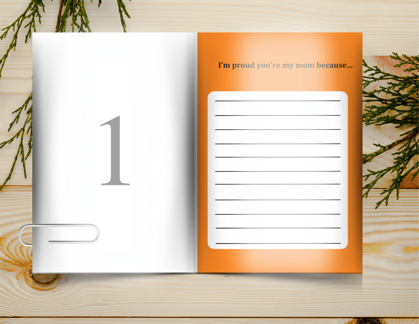 Because You're My Mom Journal