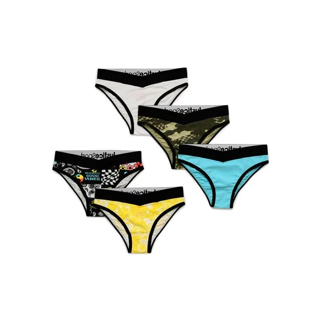 Girl's Justice Bikini Underwear Size 8