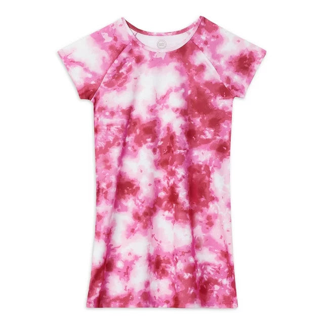 Girls Short Sleeve Nightgown, 2-Pack Unicorn