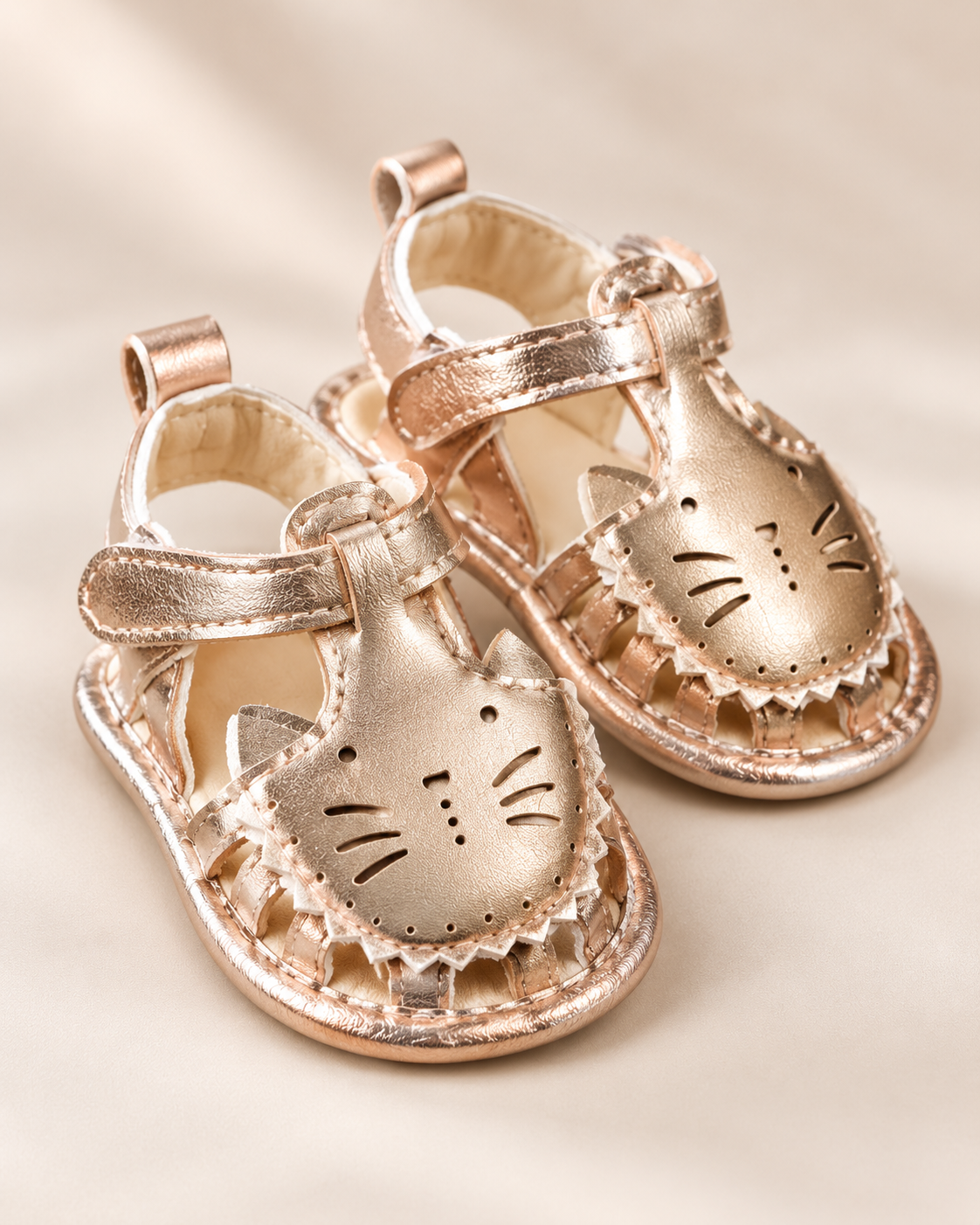 Infant's Metallice Rose Gold Sandals size 1