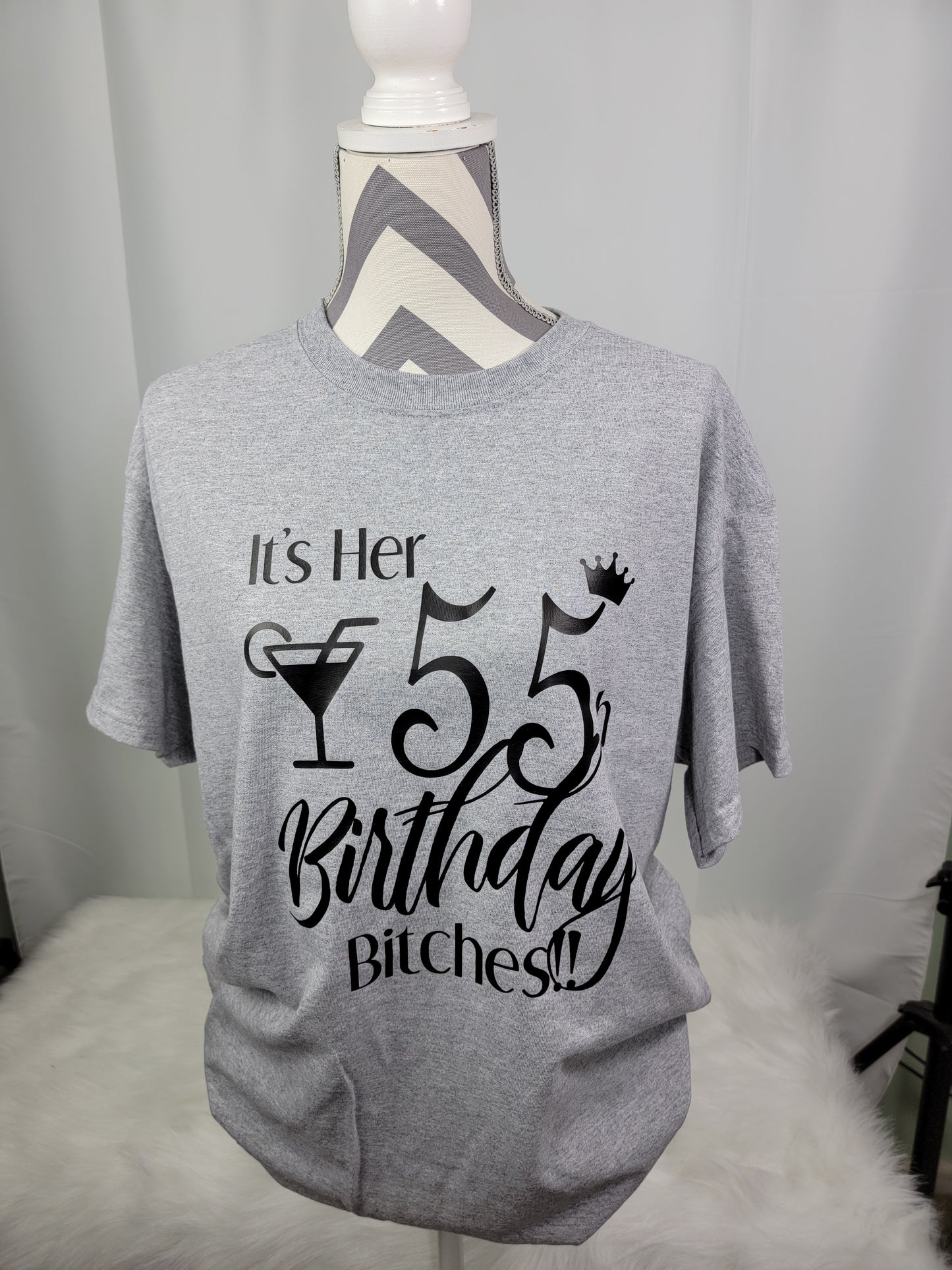 55th Birthday shirts.