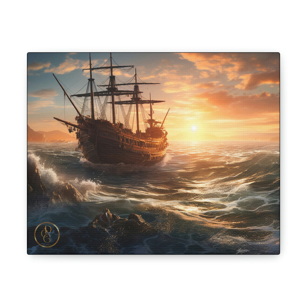 Sailing the High Seas Canvas Print