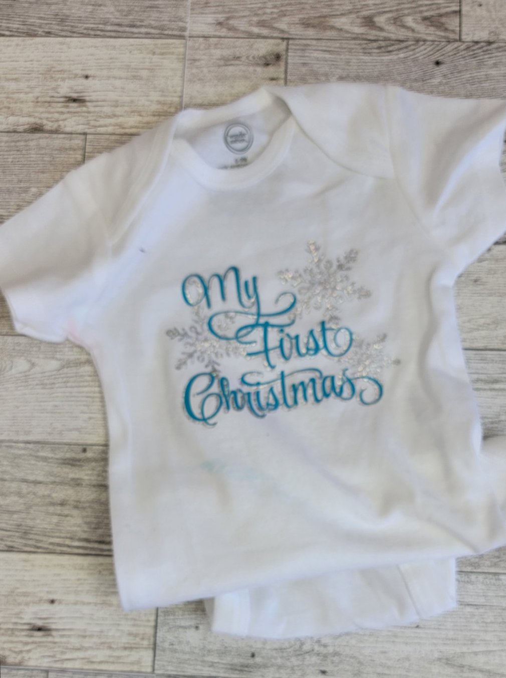 My fist Christmas Onesie