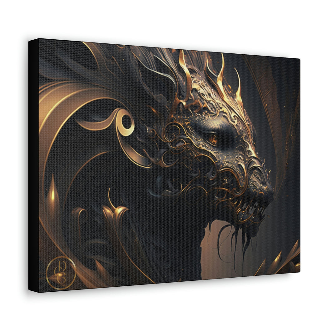 Ultra Realistic Dragon Canvas Wrap