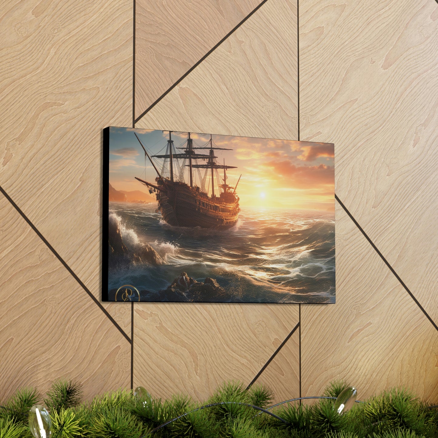 Sailing the High Seas Canvas Print