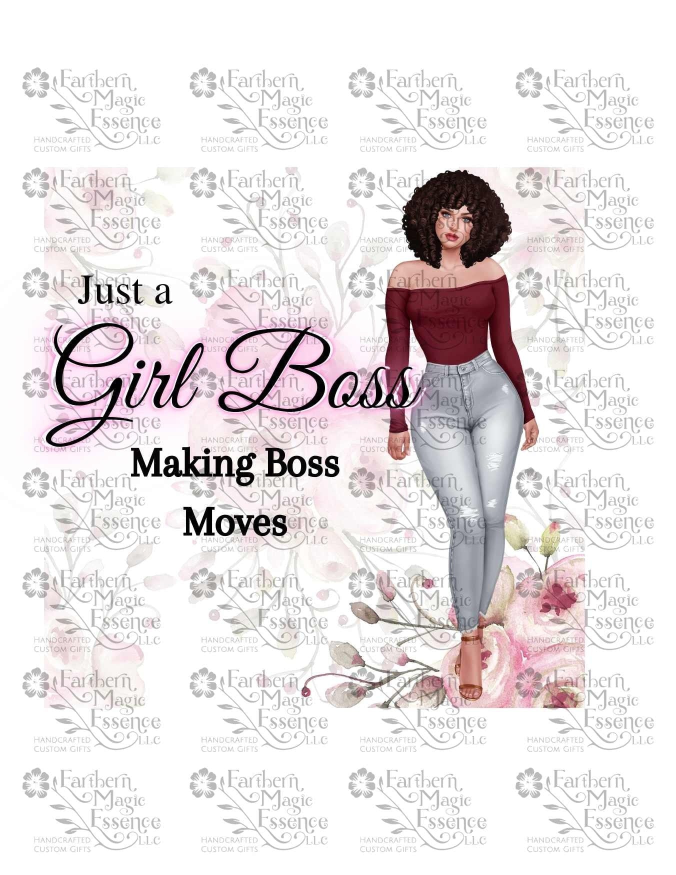 Girl Boss 20 oz Tumbler Sublimation Wrap