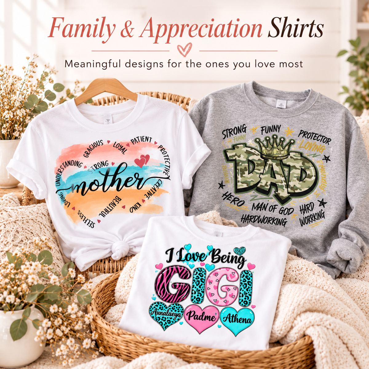 Family and Appreciations Shirts