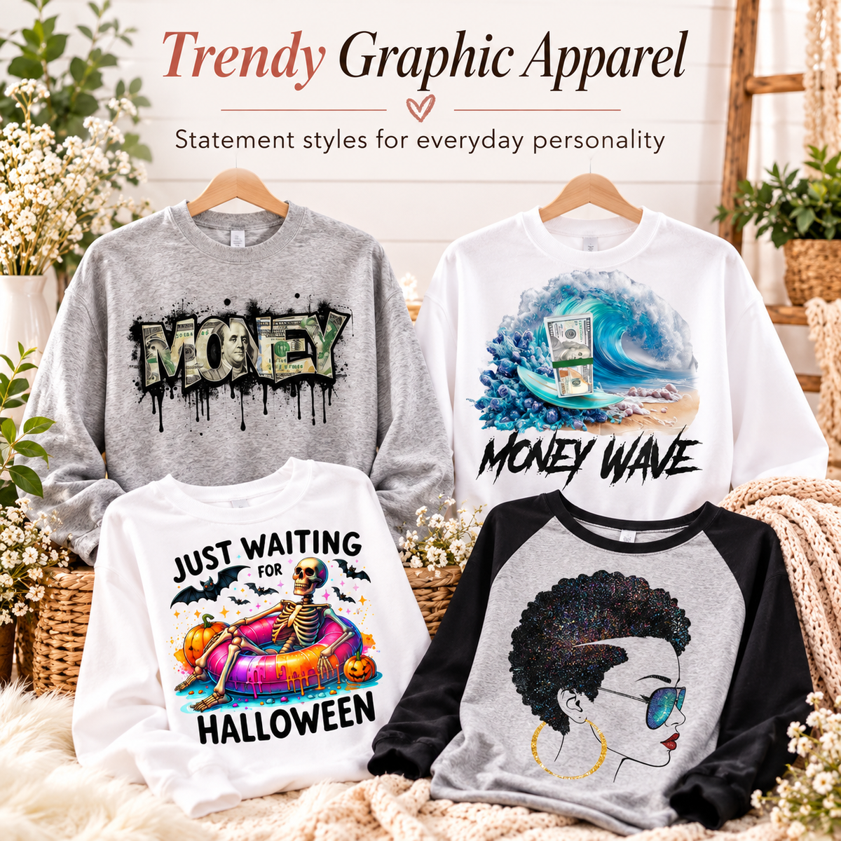 Trendy Graphic Tees