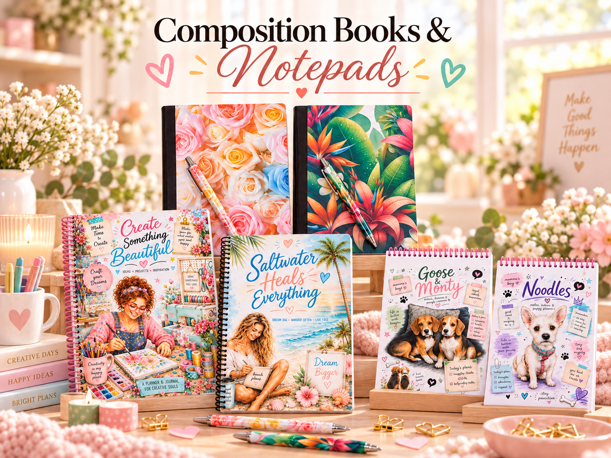 Composition Books and Notepads