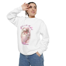 Load image into Gallery viewer, Pink Santa Christmas Wishes Sweatshirt
