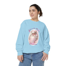 Load image into Gallery viewer, Pink Santa Christmas Wishes Sweatshirt
