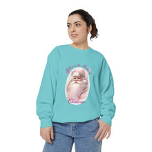 Load image into Gallery viewer, Pink Santa Christmas Wishes Sweatshirt
