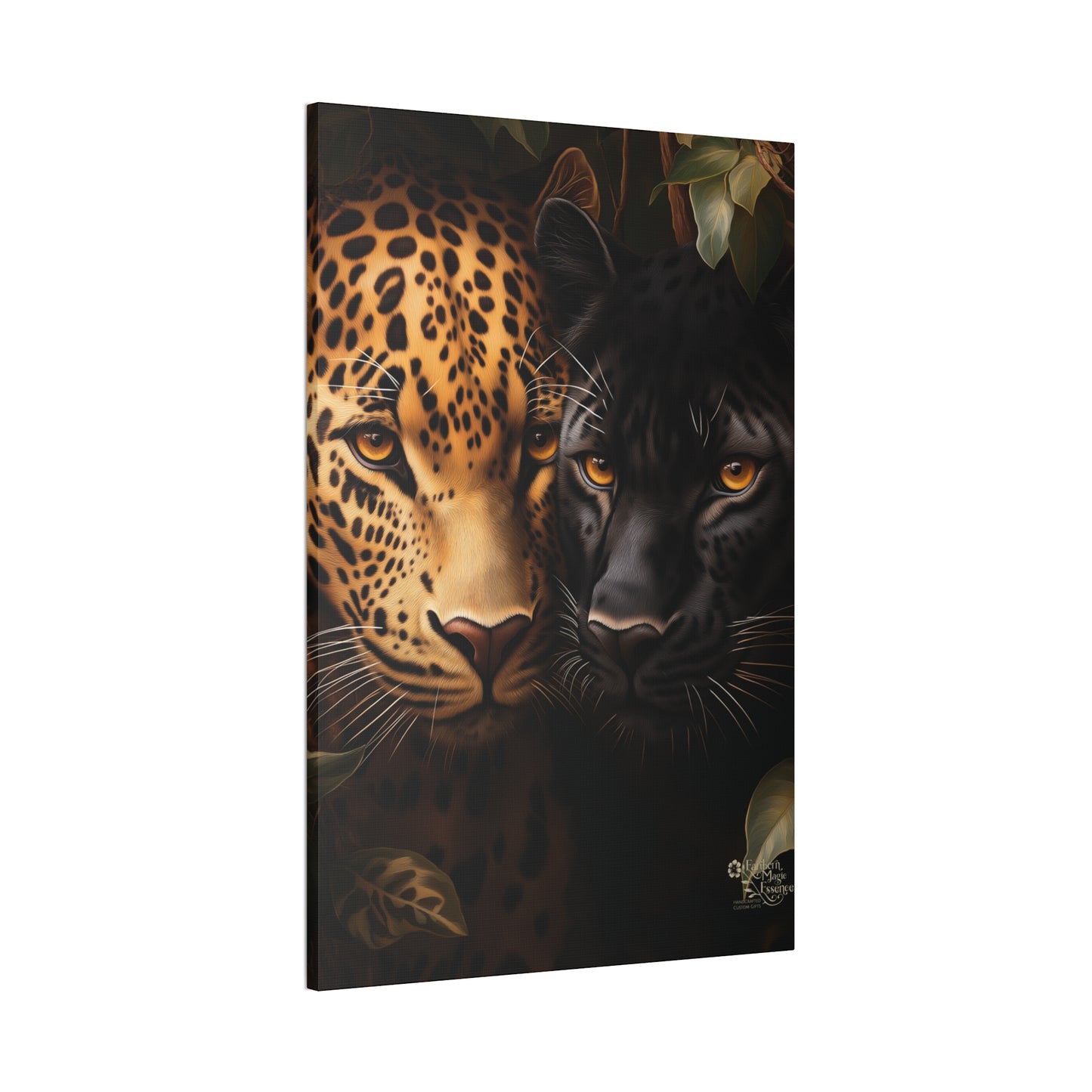 Canvas Wall Art - Majestic Leopards & Panthers Artwork