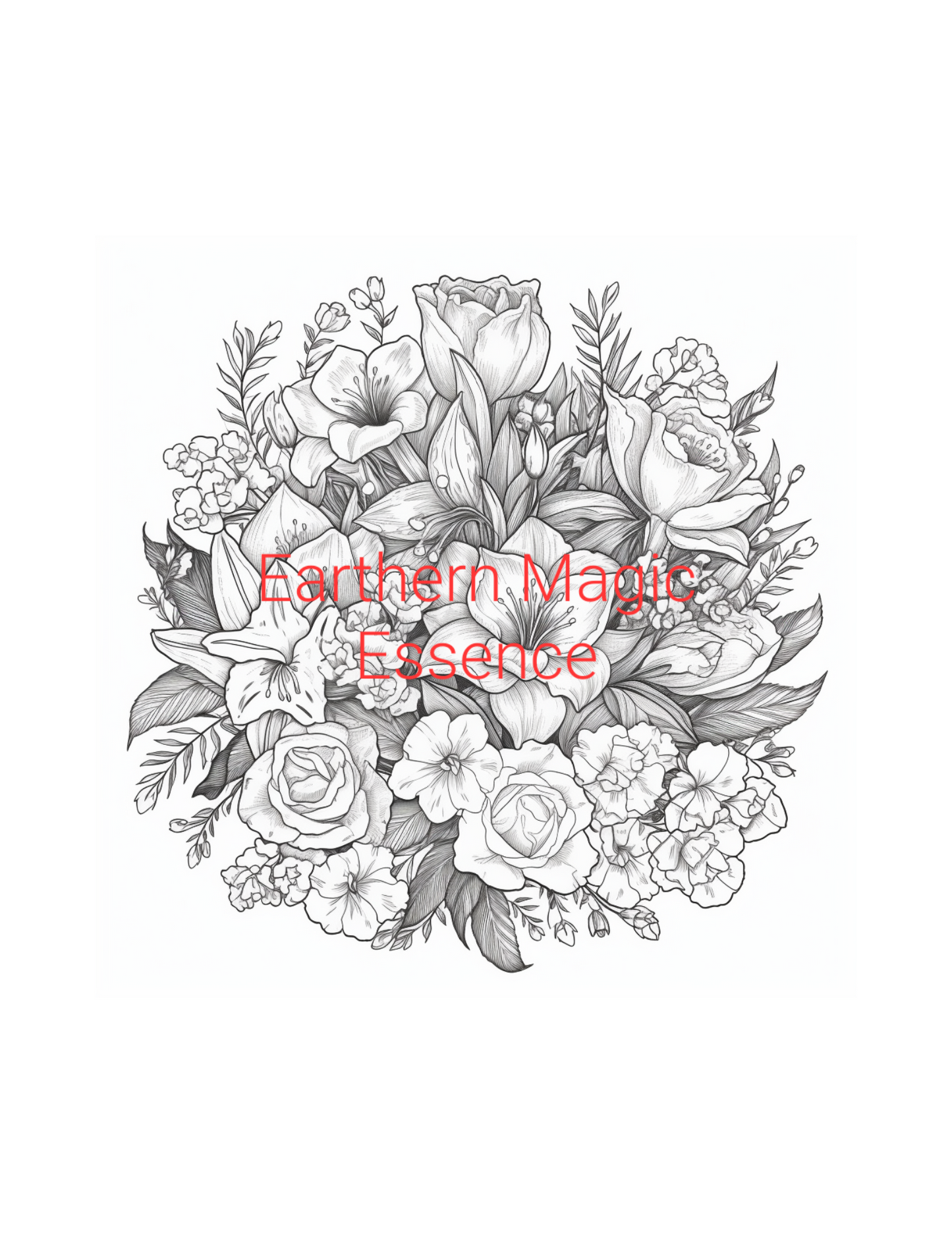 Nature's Harmony; Adult Coloring Book