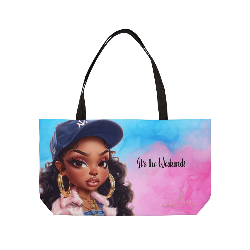 African American Weekender Tote Bag