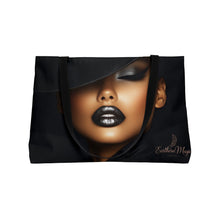 Load image into Gallery viewer, Black Sophistication Weekender Tote Bag
