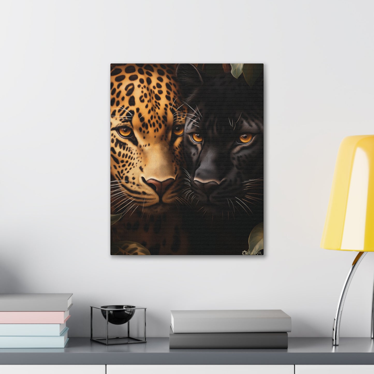 Canvas Wall Art - Majestic Leopards & Panthers Artwork