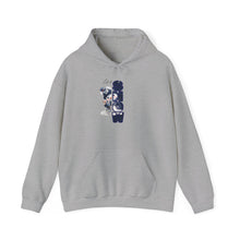 Load image into Gallery viewer, Let it Snow Blue Snowman Unisex Heavy Blend™ Hooded Sweatshirt
