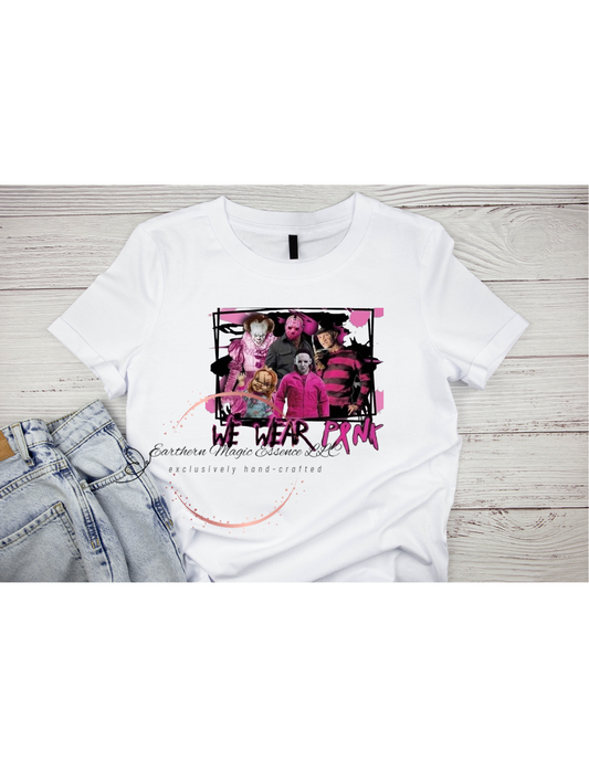 Halloween version of Breast Cancer Awareness -In October We Wear Pink