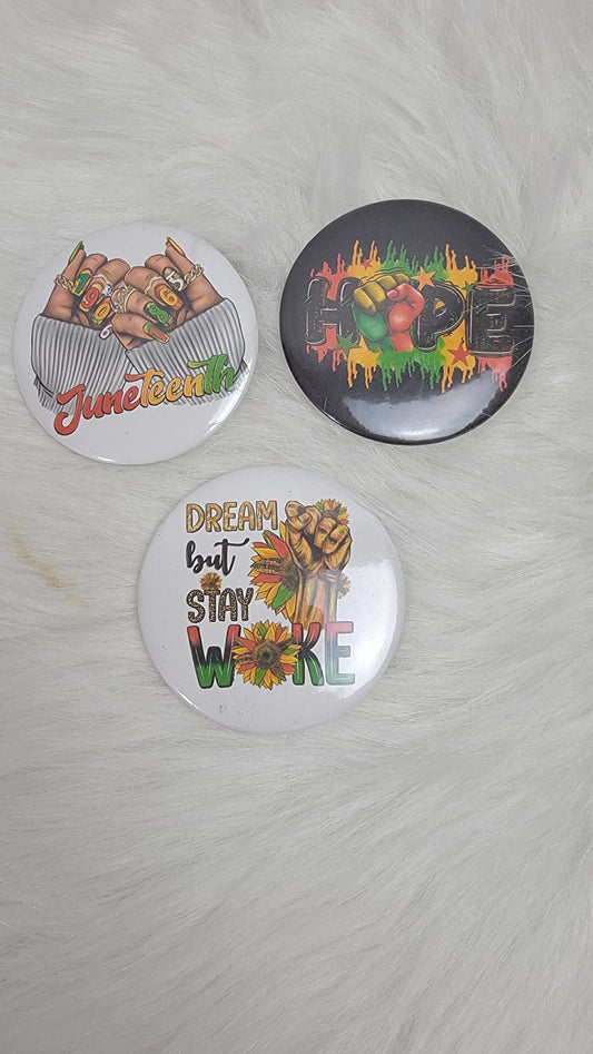 Custom Juneteenth Pins