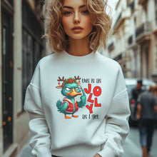 Load image into Gallery viewer, Grumpy Duck, This is as Jolly as I Get Unisex Heavy Blend™ Crewneck Sweatshirt
