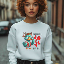 Load image into Gallery viewer, Grumpy Duck, This is as Jolly as I Get Unisex Heavy Blend™ Crewneck Sweatshirt
