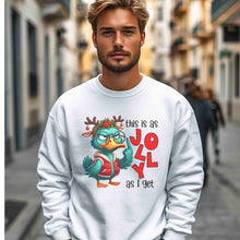 Load image into Gallery viewer, Grumpy Duck, This is as Jolly as I Get Unisex Heavy Blend™ Crewneck Sweatshirt
