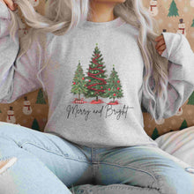 Load image into Gallery viewer, Merry Christmas Tree trio Unisex Ultra Cotton Long Sleeve Tee
