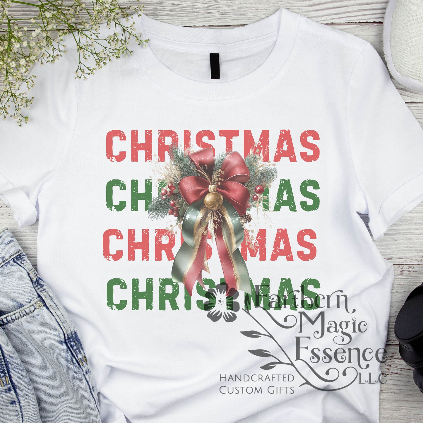 Christmas Coquette Box Design PNG Sublimation
