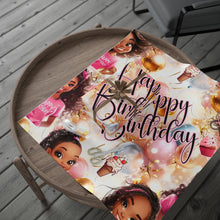 Load image into Gallery viewer, Wrapping Papers - Birthday Celebration African American Girl Pink Design
