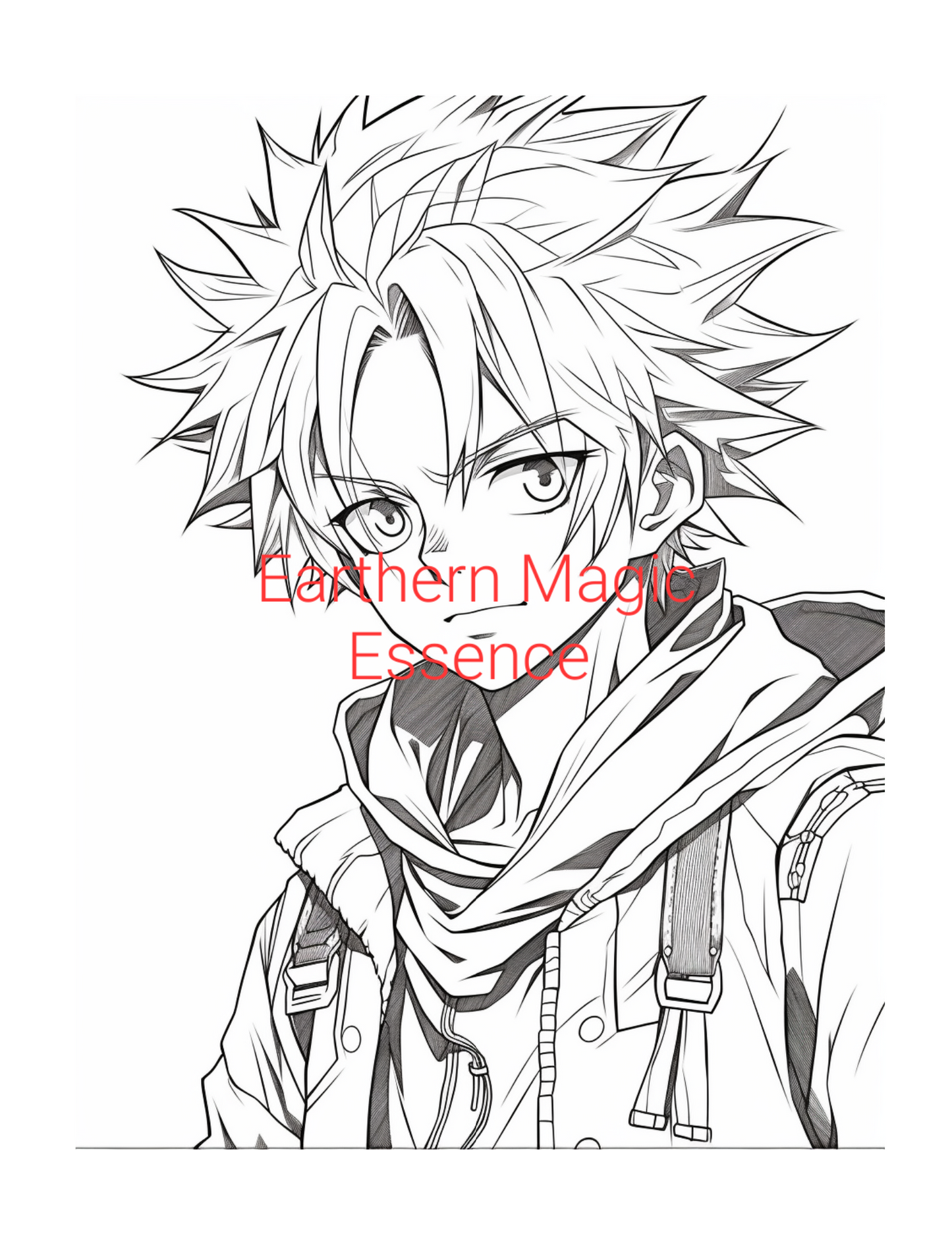 Anime Adventures Coloring Book