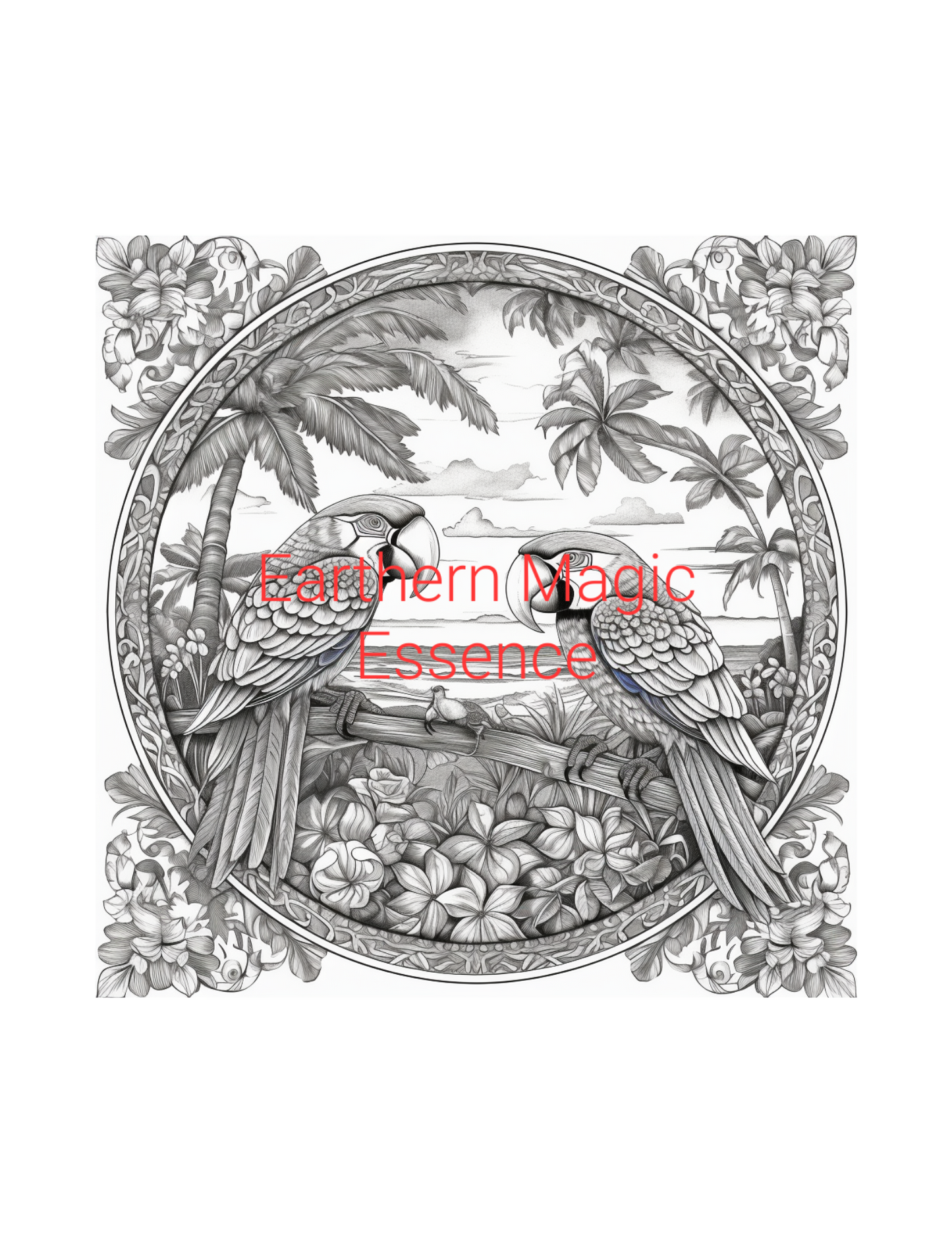 Nature's Harmony; Adult Coloring Book