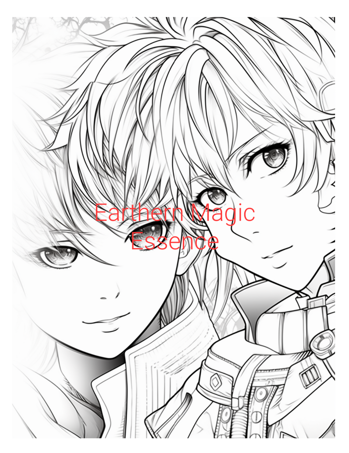 Anime Adventures Coloring Book