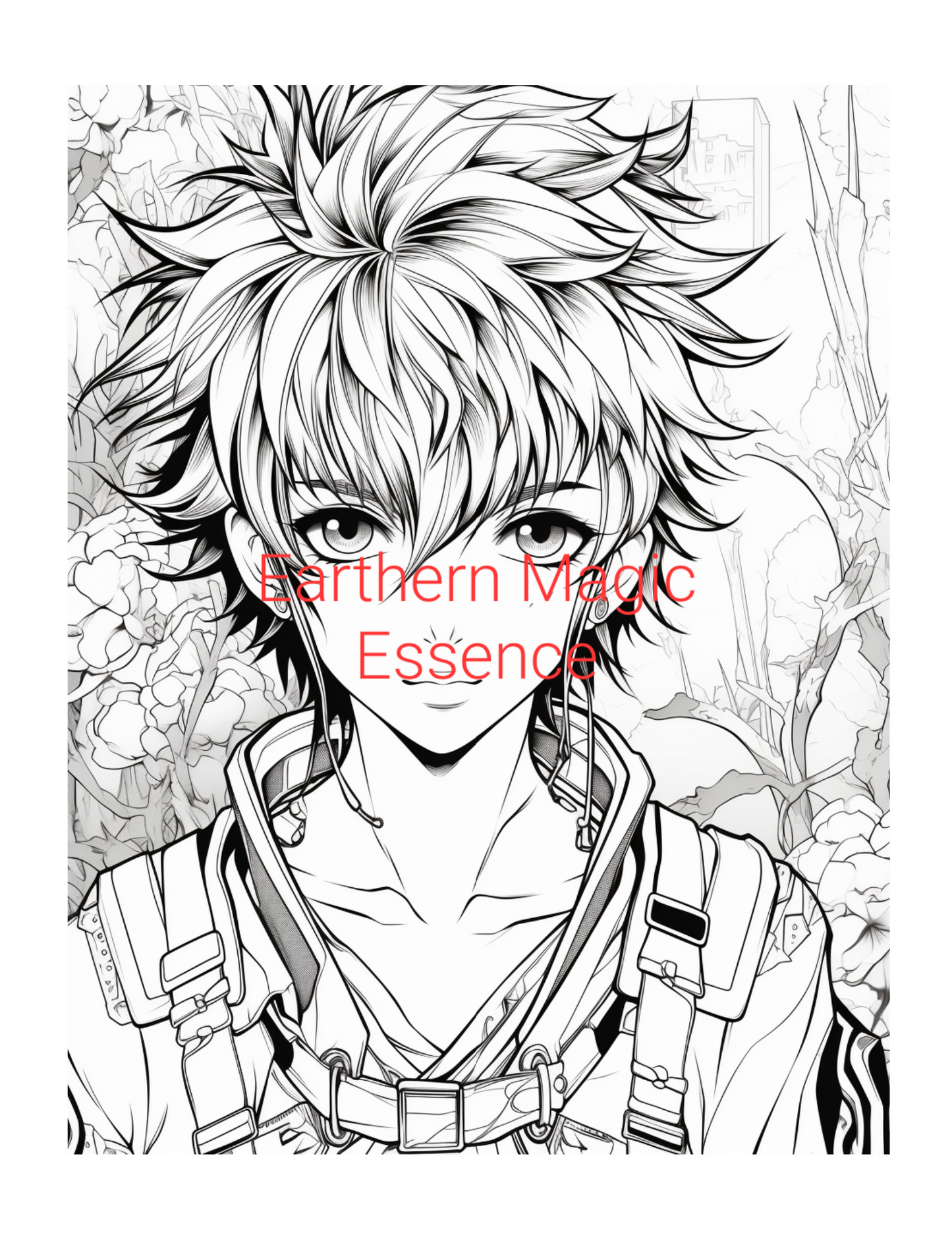 Anime Adventures Coloring Book