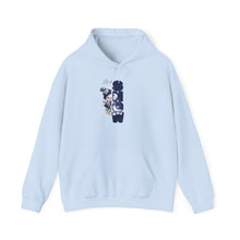 Load image into Gallery viewer, Let it Snow Blue Snowman Unisex Heavy Blend™ Hooded Sweatshirt
