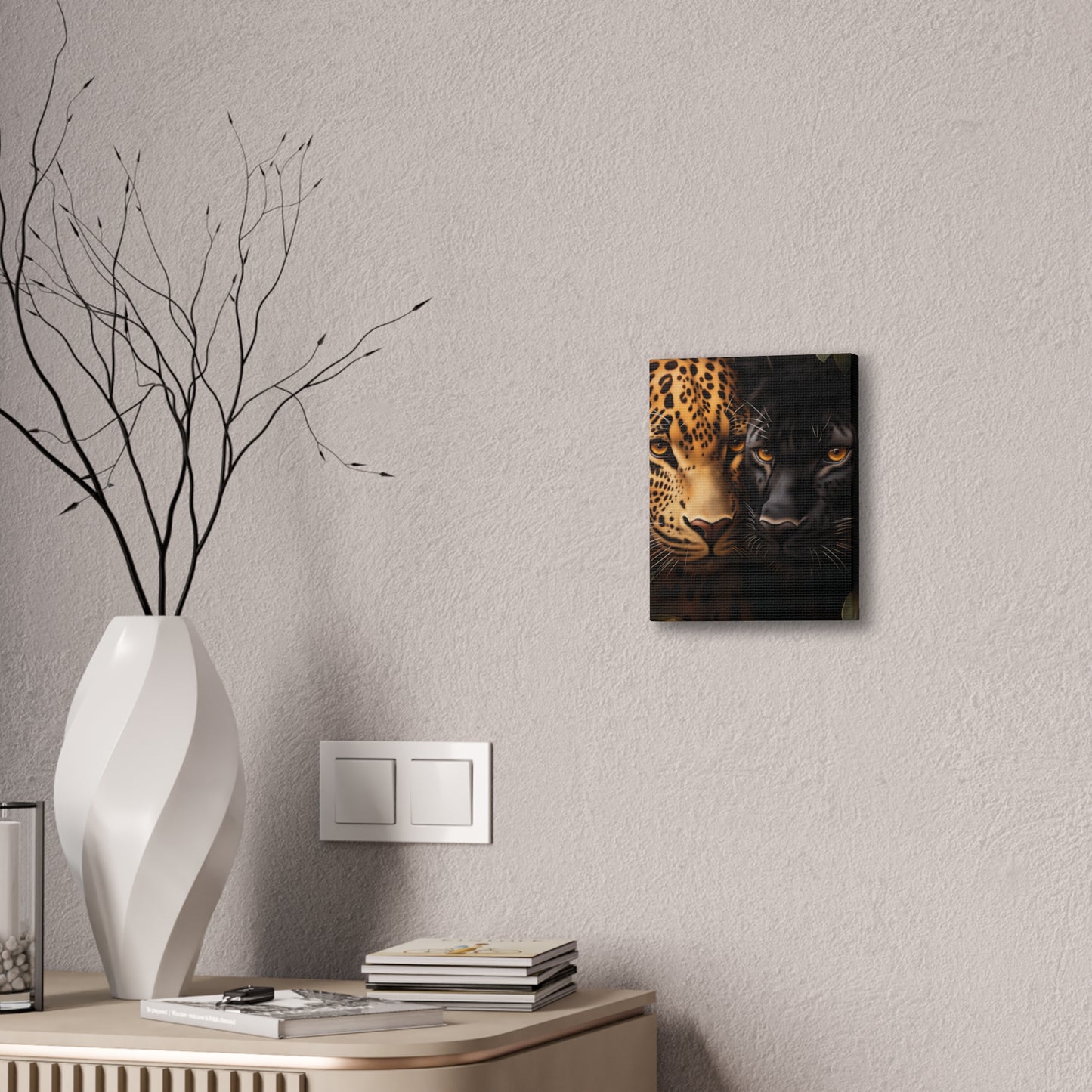 Canvas Wall Art - Majestic Leopards & Panthers Artwork