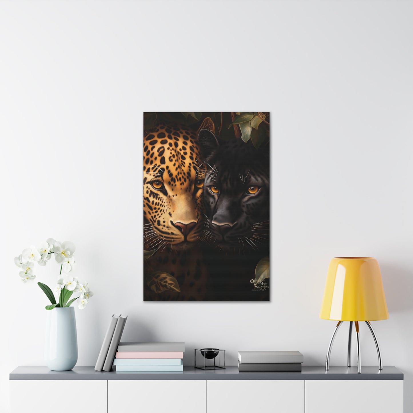 Canvas Wall Art - Majestic Leopards & Panthers Artwork