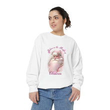 Load image into Gallery viewer, Pink Santa Christmas Wishes Sweatshirt
