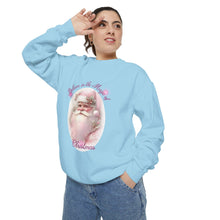 Load image into Gallery viewer, Pink Santa Christmas Wishes Sweatshirt
