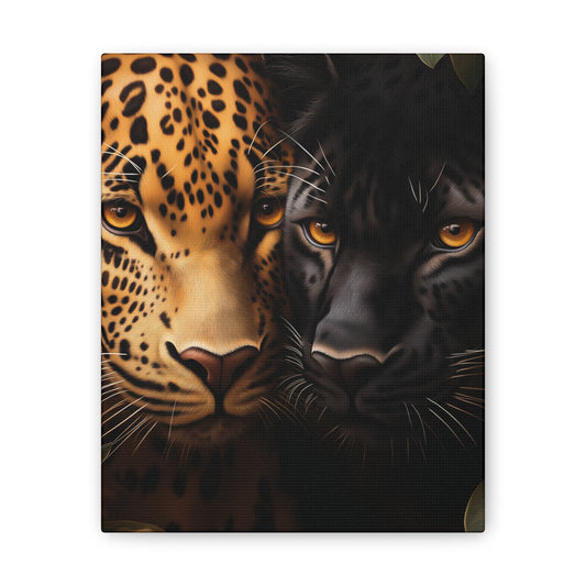 Canvas Wall Art - Majestic Leopards & Panthers Artwork