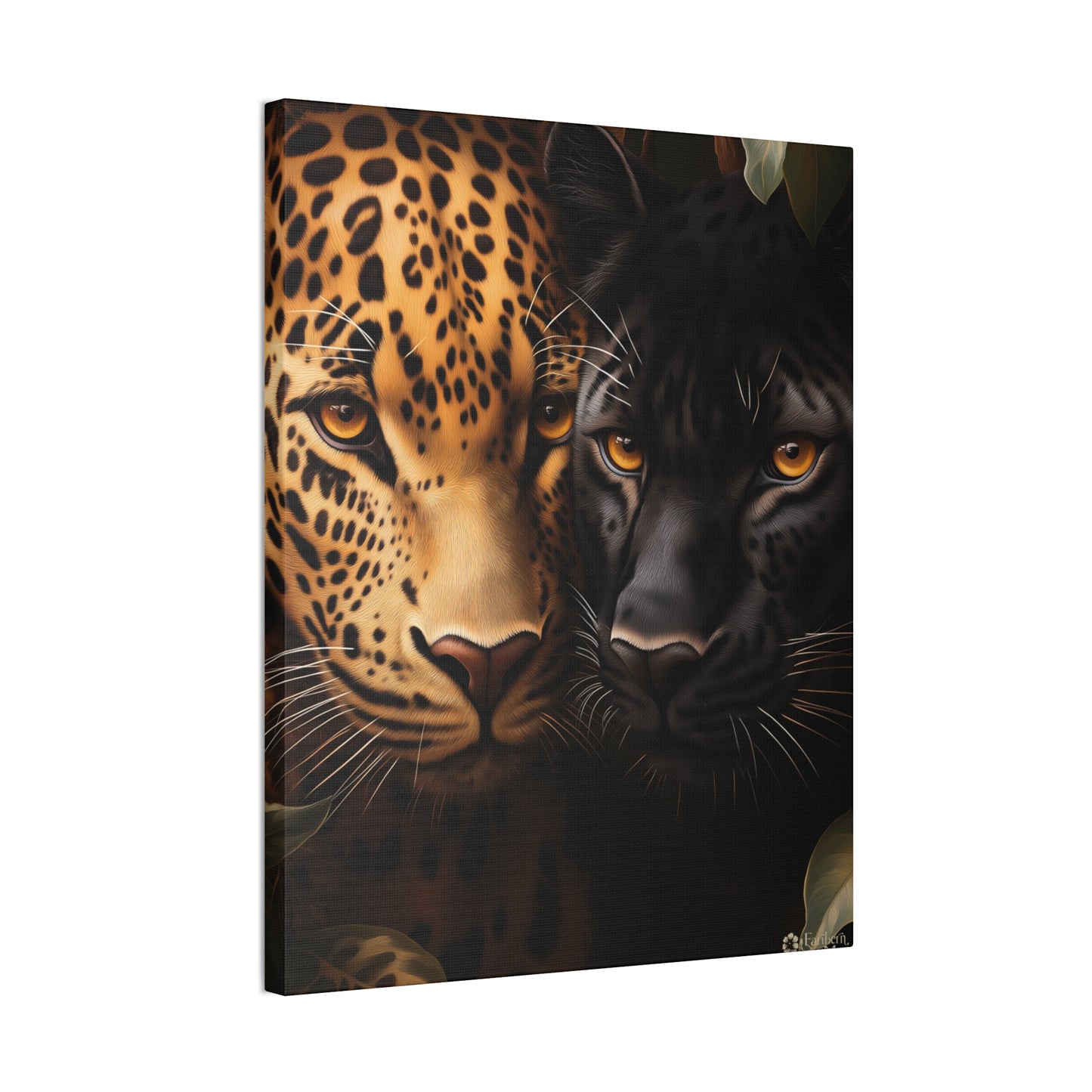 Canvas Wall Art - Majestic Leopards & Panthers Artwork