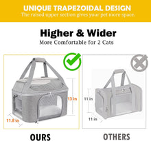 Load image into Gallery viewer, Oeko-TEX Certified Soft Side Pet Carrier for Cat, Small Dog, Collapsible Travel Small Carrier, TSA Airline Approved
