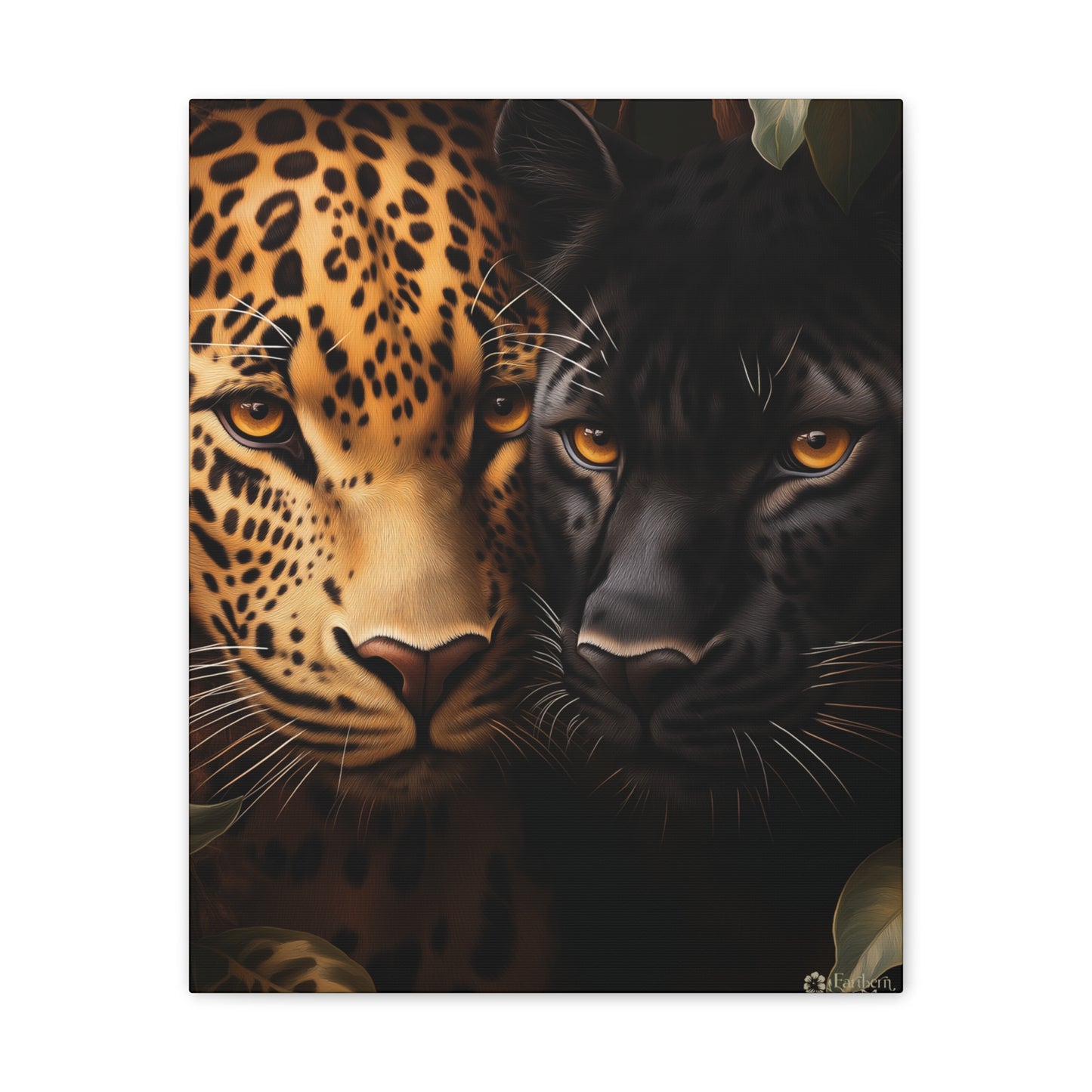Canvas Wall Art - Majestic Leopards & Panthers Artwork