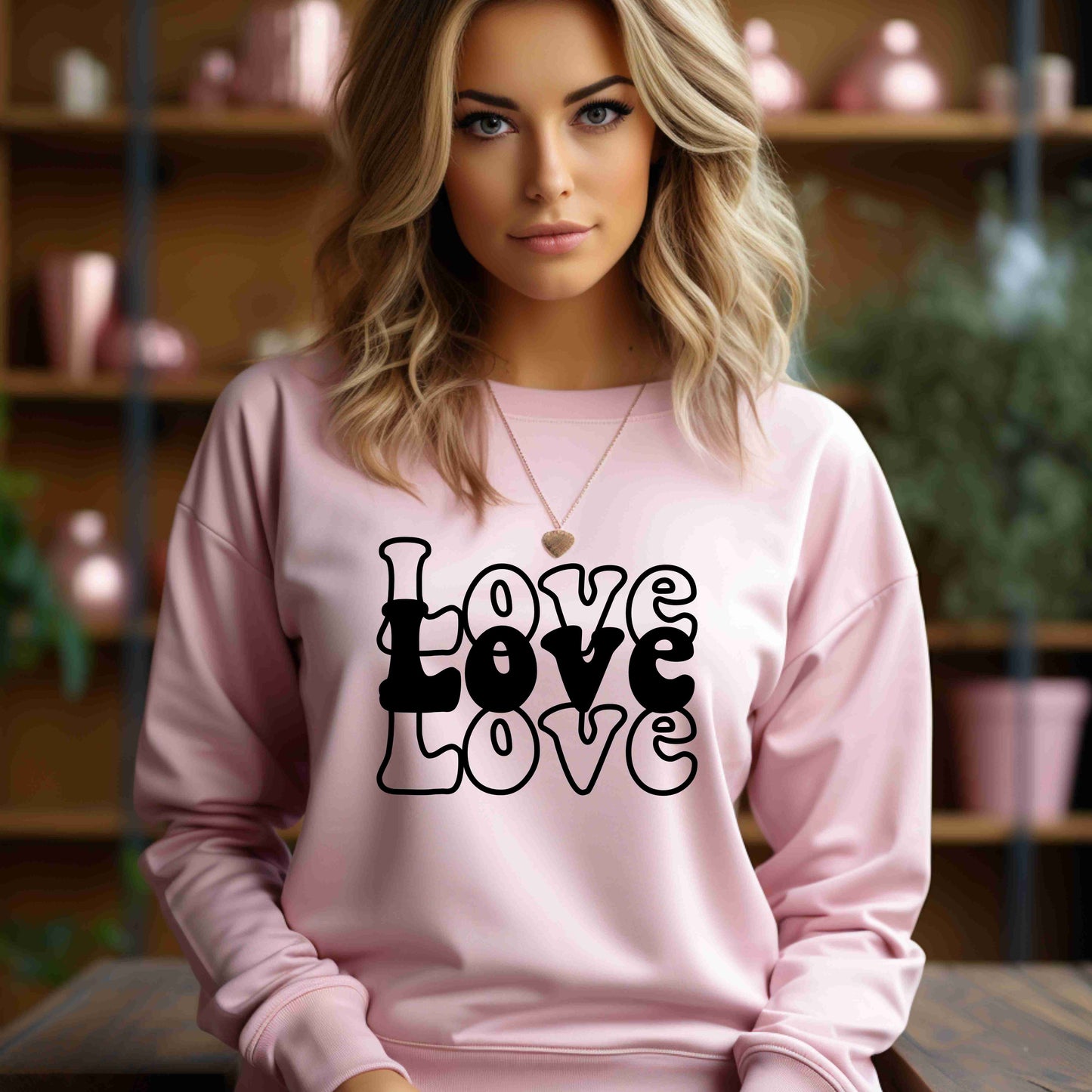 Love T-shirt Design SVG
