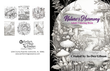 Load image into Gallery viewer, Nature&#39;s Harmony; Adult Coloring Book
